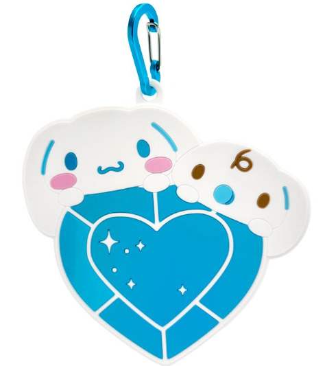 SANRIO ORIGINAL CINNAMOROLL X MILK SILICONE POUCH WITH CARABINER