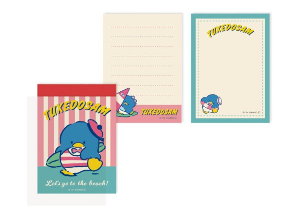 SANRIO ORIGINAL TUXEDOSAM MINI NOTEPAD RETRO