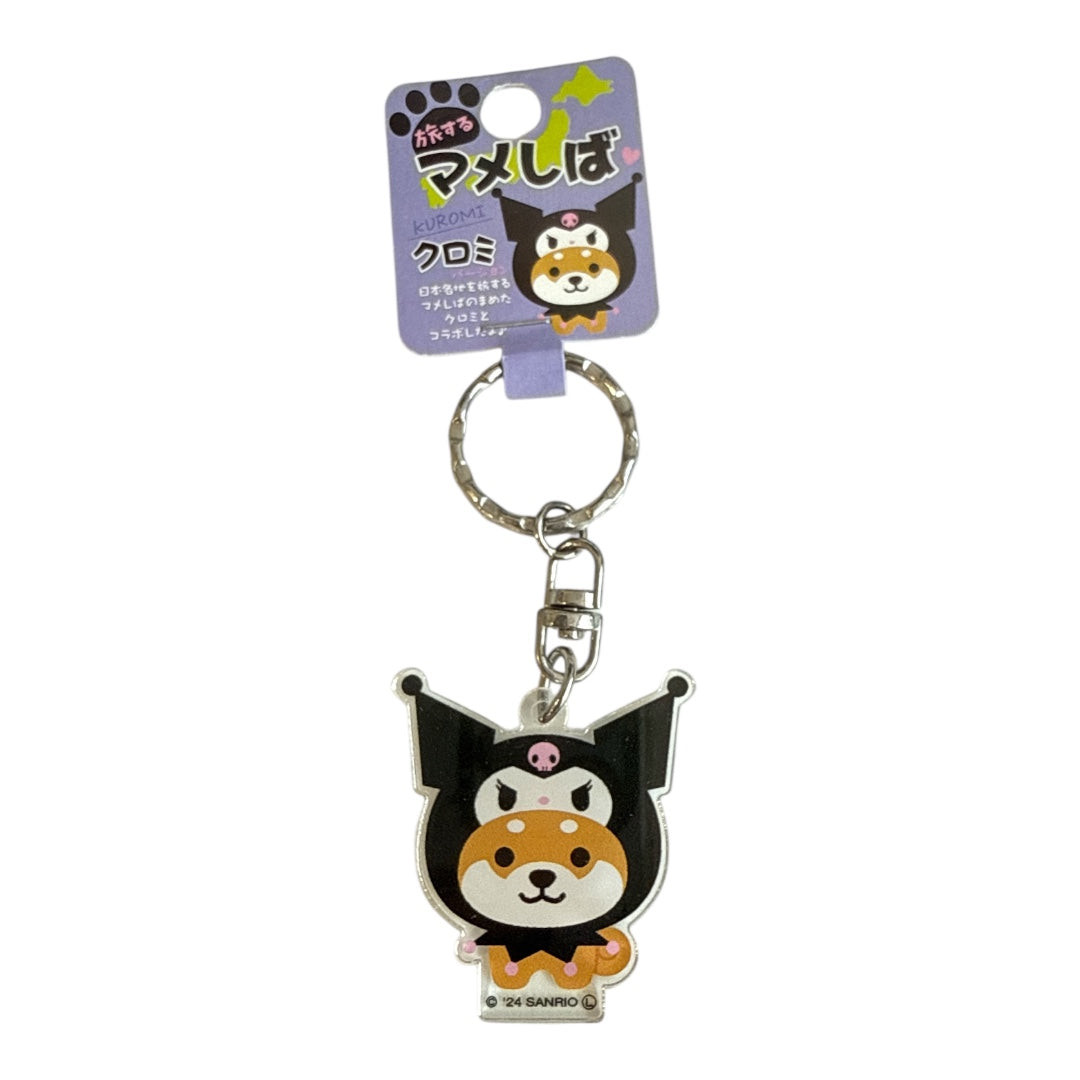 SANRIO KUROMI COSTUME SHIBA INU ACRYLIC KEYCHAIN
