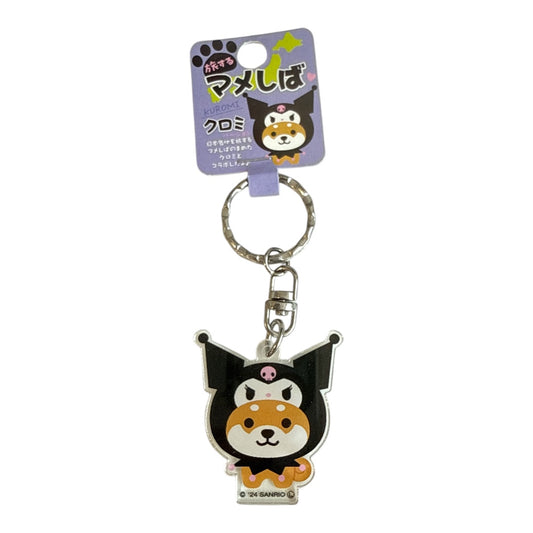 SANRIO KUROMI COSTUME SHIBA INU ACRYLIC KEYCHAIN