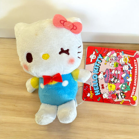 SANRIO ORIGINAL HELLO KITTY 50TH ANNIVERSARY MASCOT CHARM / PLUSH 2025
