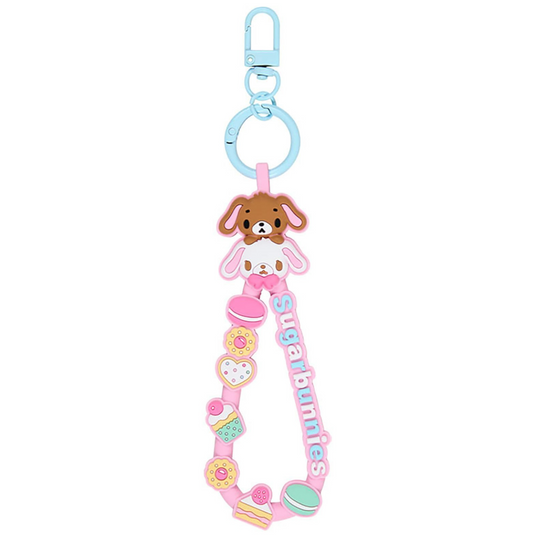 SANRIO ORIGINAL SUGARBUNNIES RUBBER CORE KEYCHAIN