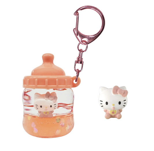 SANRIO HELLO KITTY PUKA PUKA BABY BOTTLE KEY CHARM
