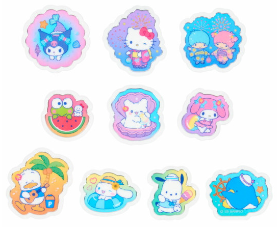 SANRIO ORIGINAL CHARACTERS STICKER CREAM SODA