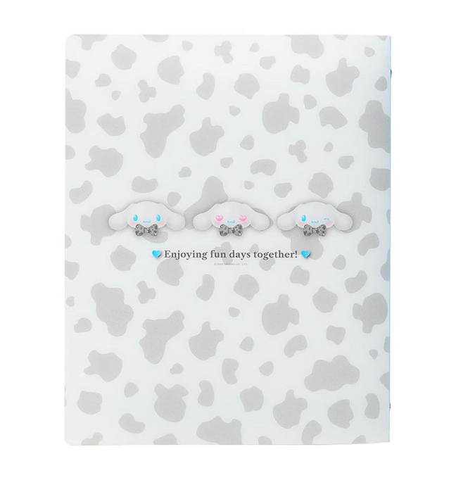 SANRIO ORIGINAL CINNAMOROLL B5 26 HOLE BINDER MONOTONE ANIMAL