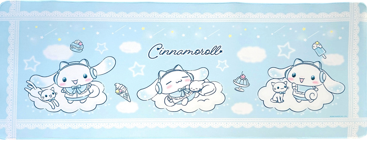 SANRIO ORIGINAL CINNAMOROLL CAT EAR HEADPHONES DESK MAT