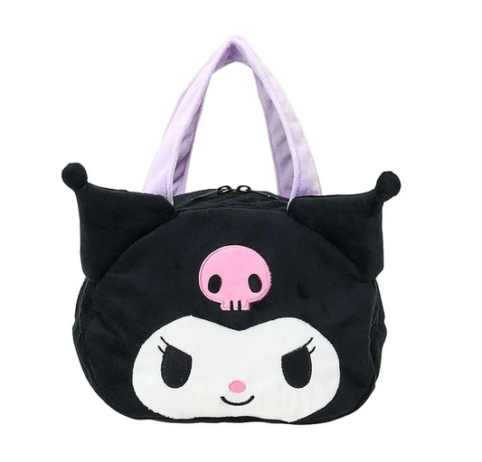 SANRIO ORIGINAL KUROMI FACE-SHAPED INSULATED LUNCH BAG