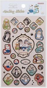 SANRIO JAPAN ORIGINAL CHARACTERS / MOFUSAND PLUMP STICKER SET SHEET PINK