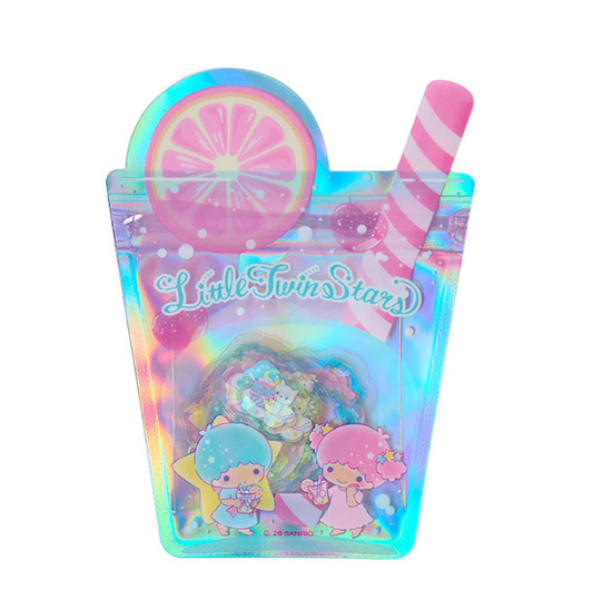 SANRIO ORIGINAL LITTLE TWIN STARS STICKER SET SUMMER