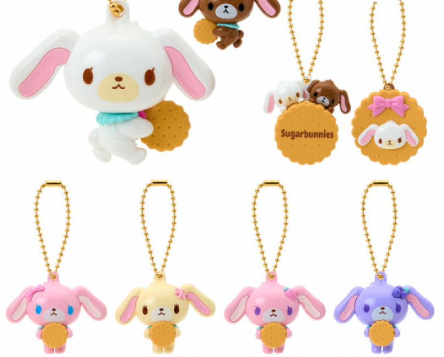 SANRIO ORIGINAL SUGARBUNNIES BISCUIT BLIND BOX MASCOT CHARM KEYCHAIN