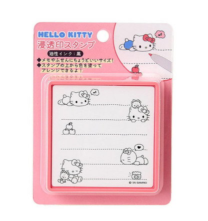 SANRIO ORIGINAL HELLO KITTY MESSAGE MEMO STAMP