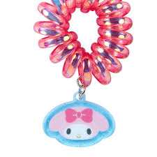 SANRIO JAPAN ORIGINAL MY MELODY COIL PONYTAIL HOLDER SET OF 2