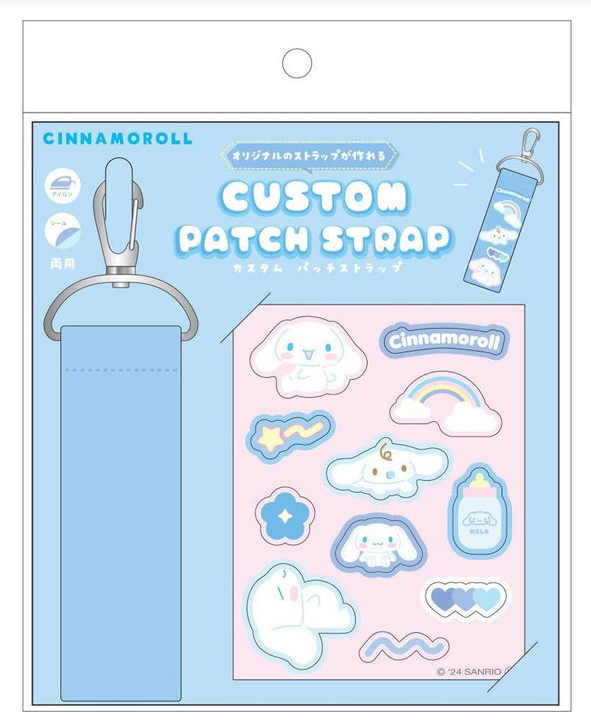 SANRIO ORIGINAL CINNAMOROLL CUSTOM PATCH STRAP