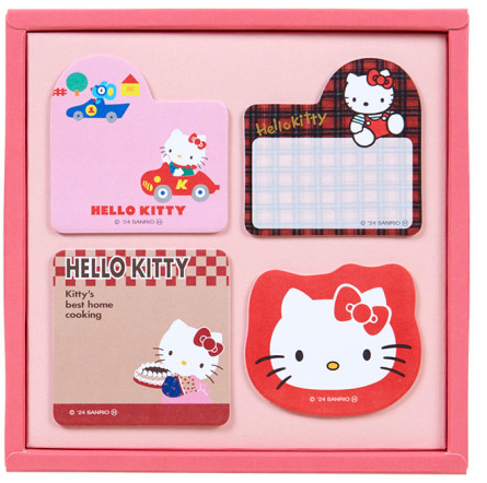 SANRIO ORIGINAL HELLO KITTY 50TH ANNIVERSARY BOXED STICKY NOTE B 1980