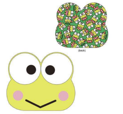 SANRIO ORIGINAL KEROPPI PATTERN FACE PLUSH