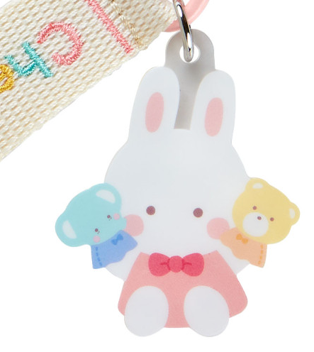 SANRIO JAPAN ORIGINAL CHEERY CHUMS LOGO KEYCHAIN