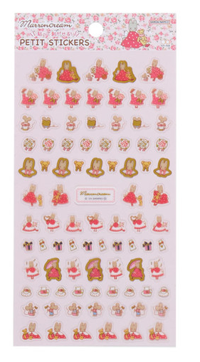 SANRIO ORIGINAL MARRON CREAM RETRO PETIT STICKERS