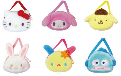 SANRIO JAPAN ORIGINAL CHARACTERS PLUSH SMALL POUCH BLIND BOX