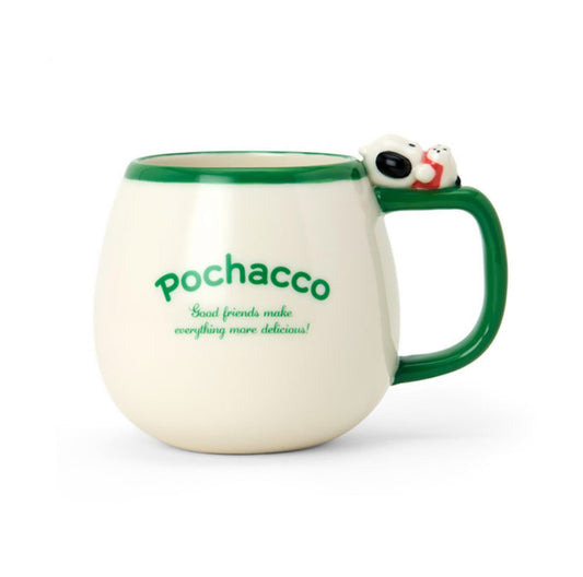 SANRIO ORIGINAL POCHACCO MASCOT ATTACHED MUG  CUP