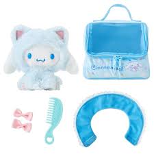 SANRIO ORIGINAL CINNAMOROLL KITTEN CUDDLE PLUSH TOY CARE SET