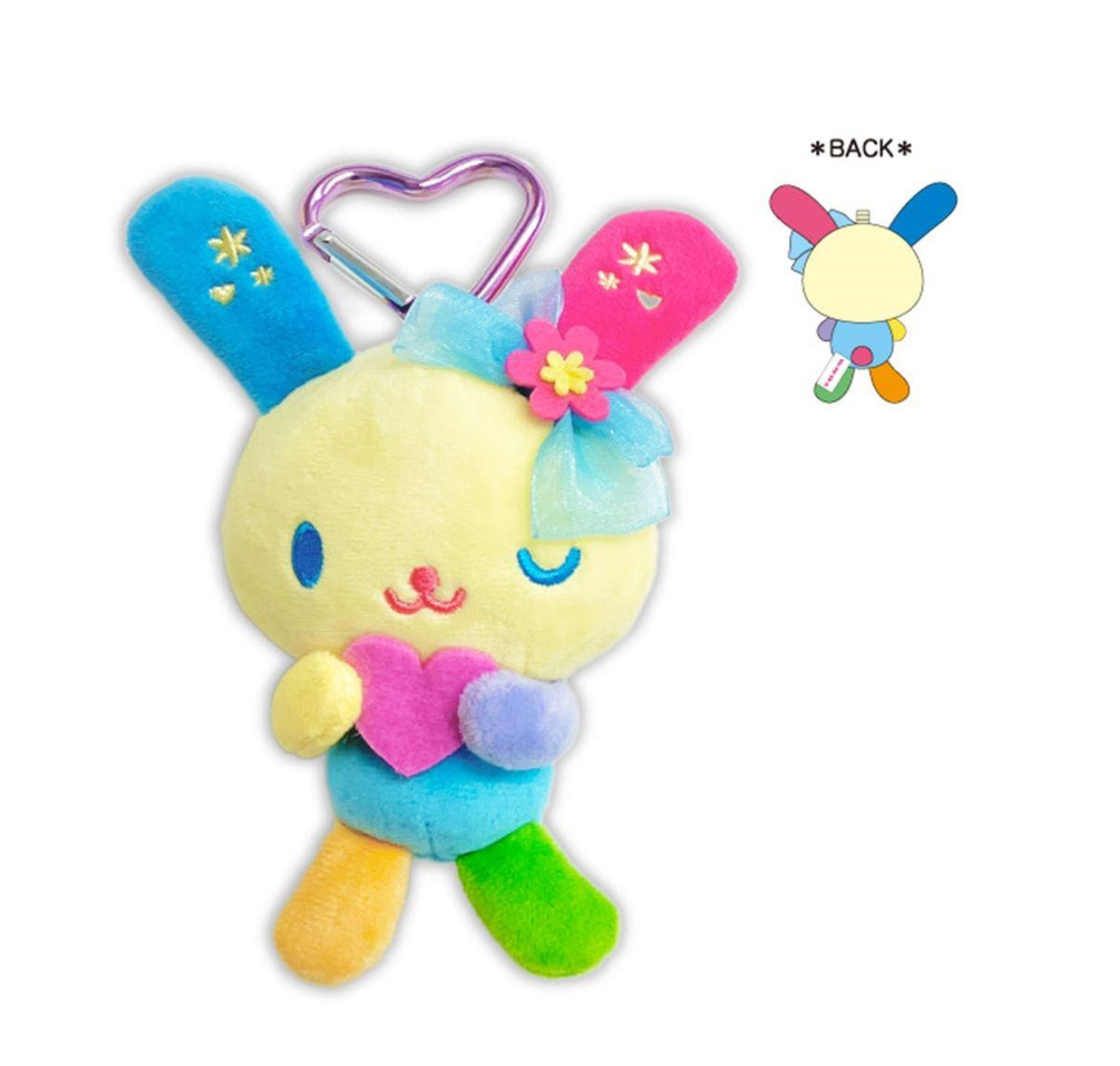 SANRIO ORIGINAL USAHANA MASCOT HOLDER HEART WINK