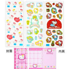 SANRIOJAPAN ORIGINAL CHARACTERS STICKER WITH COLLECTOR BOOK