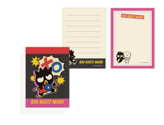 SANRIO ORIGINAL BADTZ MARU MINI NOTEPAD RETRO