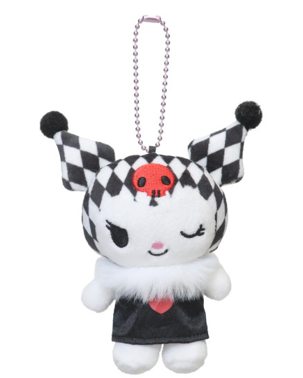 SANRIO ORIGINAL KUROMI 20TH ANNIVERSARY MASCOT HOLDER ARGYLE