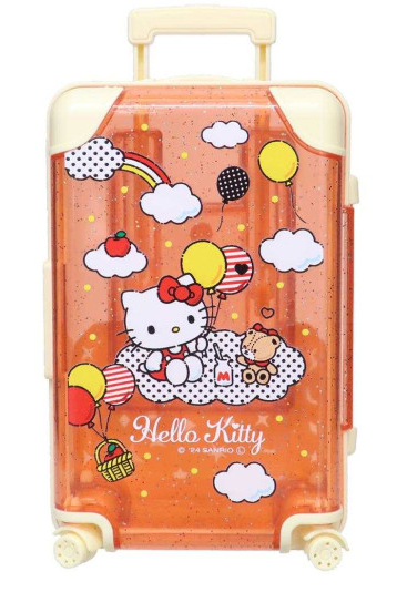 SANRIO ORIGINAL HELLO KITTY GLITTER LUGGAGE STYLE ORGANIZER