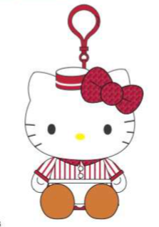 SANRIO HELLO KITTY BURGER MASCOT CLIP / PLUSH