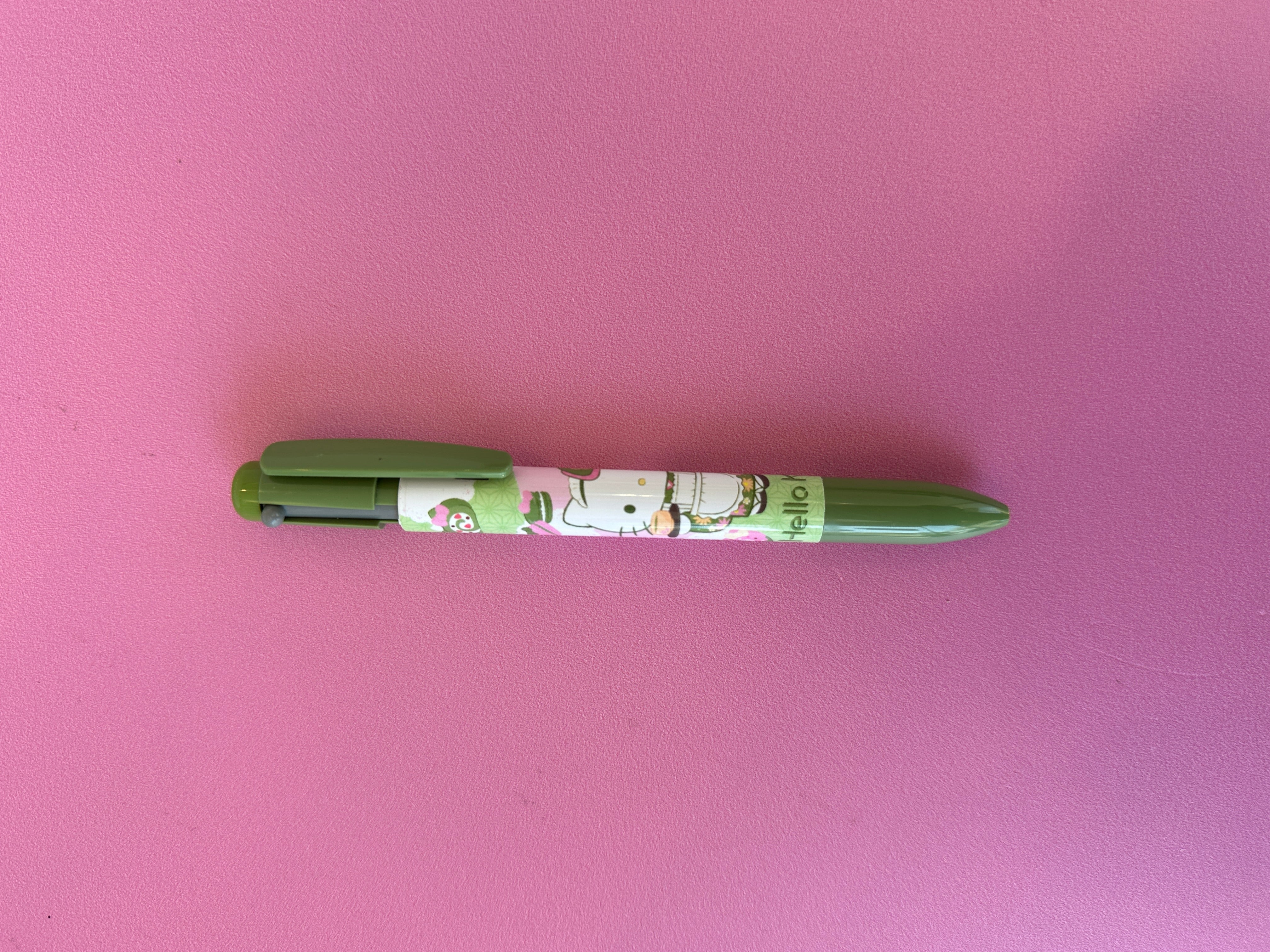 SANRIO HELLO KITTY 2 WAY WRITER MATCHA KT – I Love My Kitty Shop
