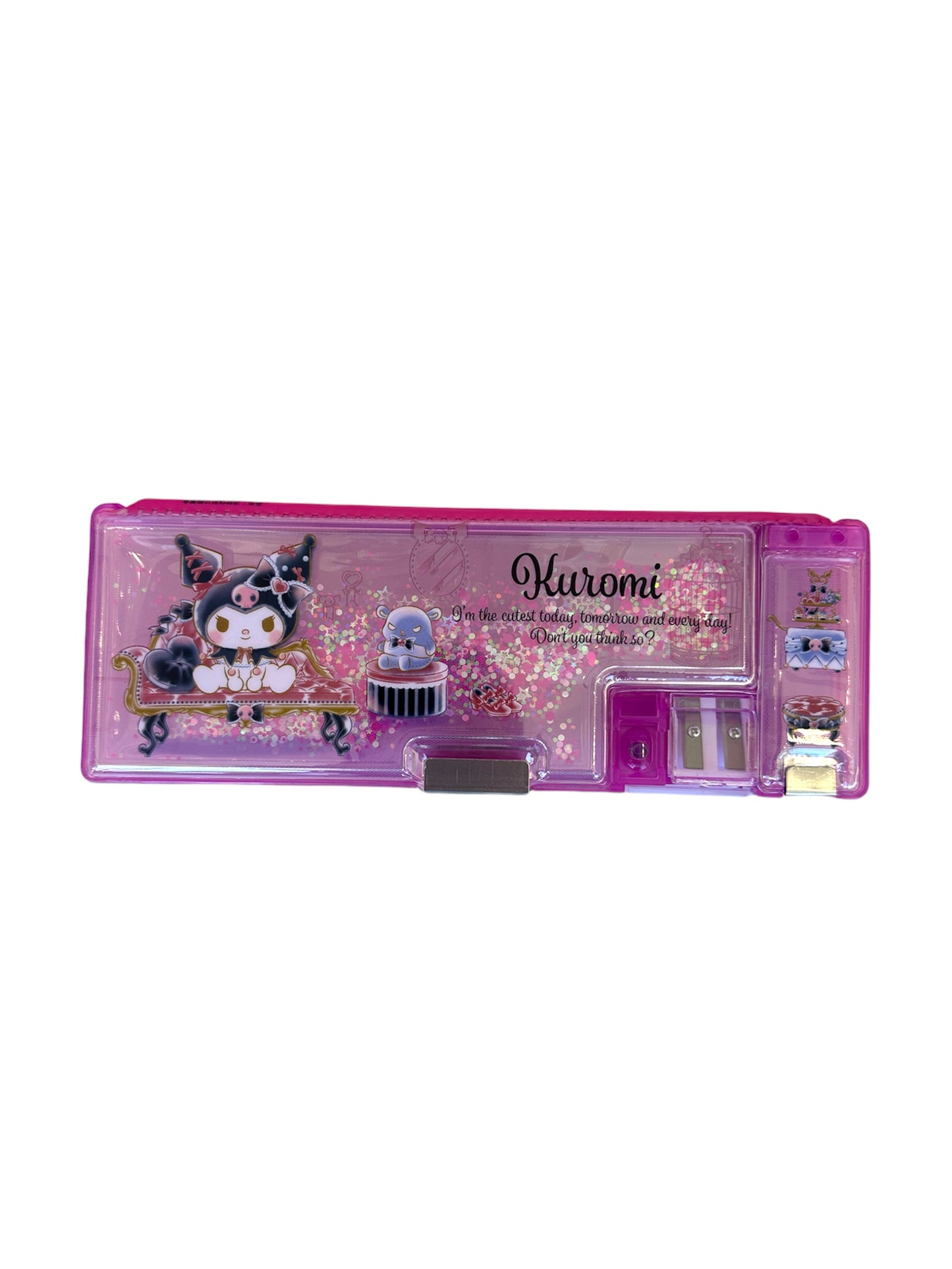 SANRIO KU & MM PENCIL BOX PINK