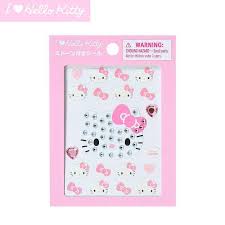 SANRIO ORIGINAL HELLO KITTY EMBELLISHED STICKERS I LOVE HELLO KITTY PINK