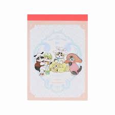 SANRIO JAPAN ORIGINAL CHARACTERS / MOFUSAND MEMINI RETRO FRAME NOTE PAD