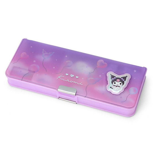 SANRIO ORIGINAL KUROMI DOUBLE-OPENING PENCIL CASE