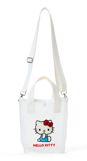 SANRIO ORIGINAL HELLO KITTY MESH MATERIAL 2 WAY TOTE BAG