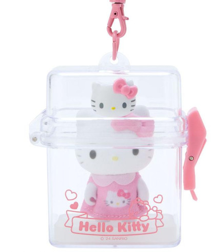 SANRIO JAPAN ORIGINAL HELLO KITTY DOLL CONTAINER CHARM