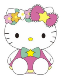 HELLO KITTY 8 IN PLUSH VIRGO ZODIAC