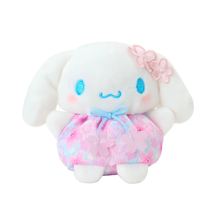 SANRIO ORIGINAL CINNAMOROLL BEAN BAG PLUSH SAKURA CHERRY BLOSSOM FLOWER