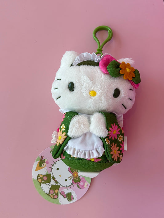 SANRIO HELLO KITTY MASCOT CLIP ON MATCHA KT