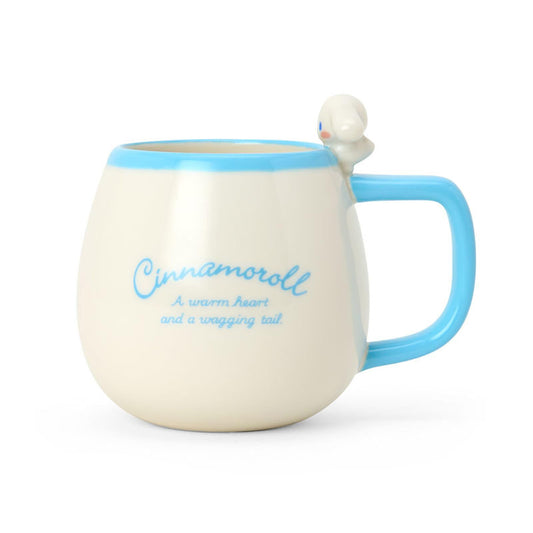 SANRIO ORIGINAL CINNAMOROLL MASCOT ATTACHED MUG CUP
