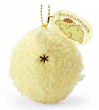 SANRIO JAPAN ORIGINAL POMPOMPURIN MASCOT HOLDER BUTT PURIPURI PUDDING