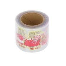 SANRIO ORIGINAL MARRON CREAM BOXED MASKING STICKERS / RETRO