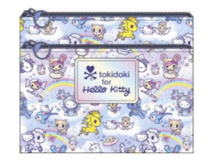 SANRIO HELLO KITTY TOKIDOKI COSMETIC POUCH CELESTIAL