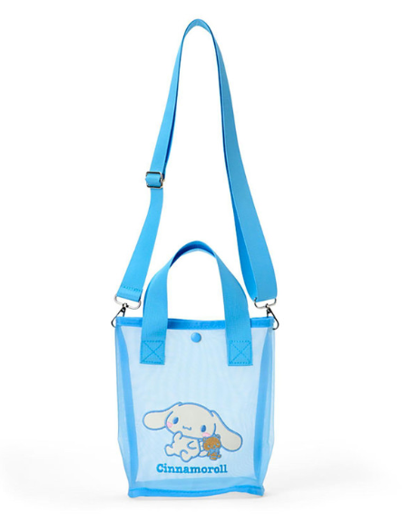 SANRIO ORIGINAL CINNAMOROLL MESH MATERIAL 2 WAY TOTE BAG