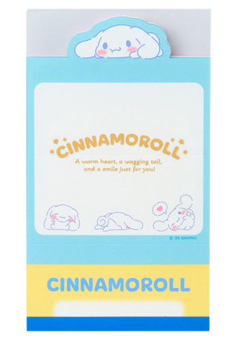 SANRIO ORIGINAL CINNAMOROLL HAND DELIVERY MEMO PAD