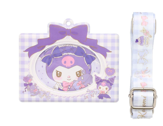 SANRIO ORIGINAL KUROMI LOLITA CARD CASE WITH STRAP