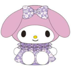 SANRIO MY MELODY 10 IN PLUSH SUMMER DRESS