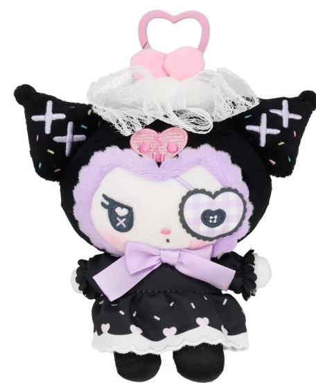 SANRIO ORIGINAL KUROMI DREAMY SWEETS GHOST HOUSE MASCOT HOLDER
