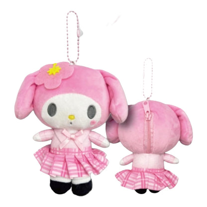 SANRIO MY MELODY UNIFORM BALL CHAIN MASCOT POUCH